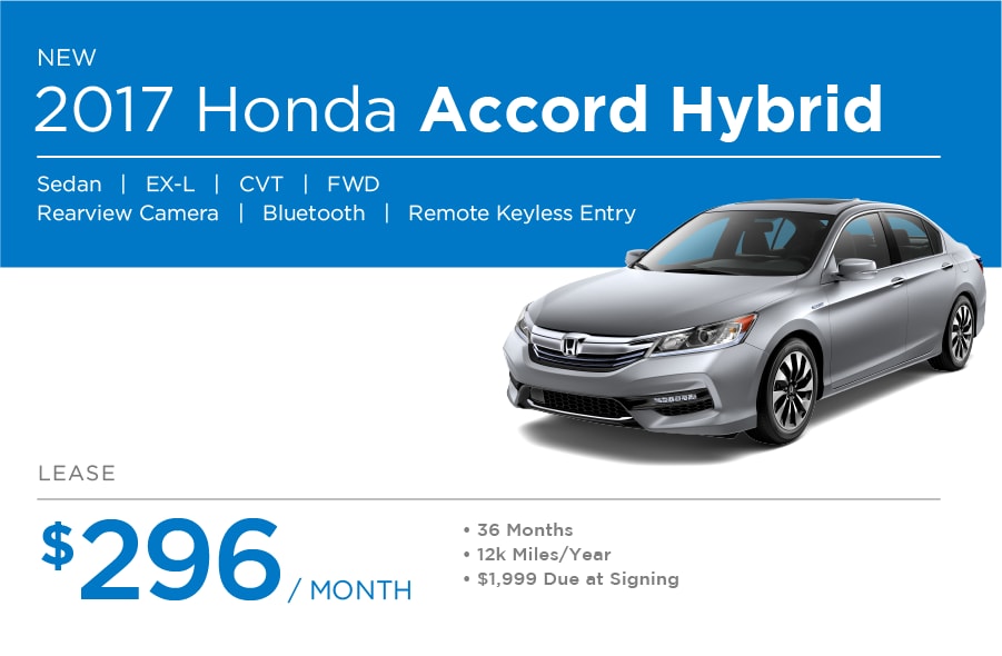 Honda Accord Hybrid Special Offer