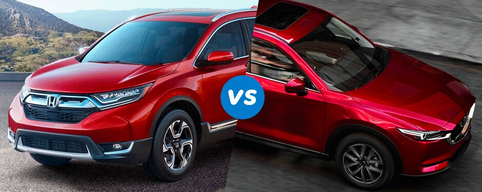 Comparison: 2017 Honda CR-V vs 2017 Mazda CX-5