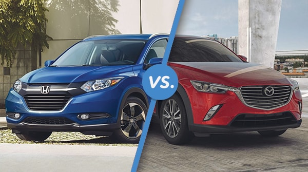 Comparison: 2018 Honda HR-V vs 2018 Mazda CX-3