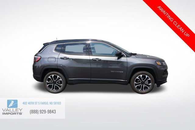 Used 2022 Jeep Compass Limited with VIN 3C4NJDCB1NT196449 for sale in Fargo, ND