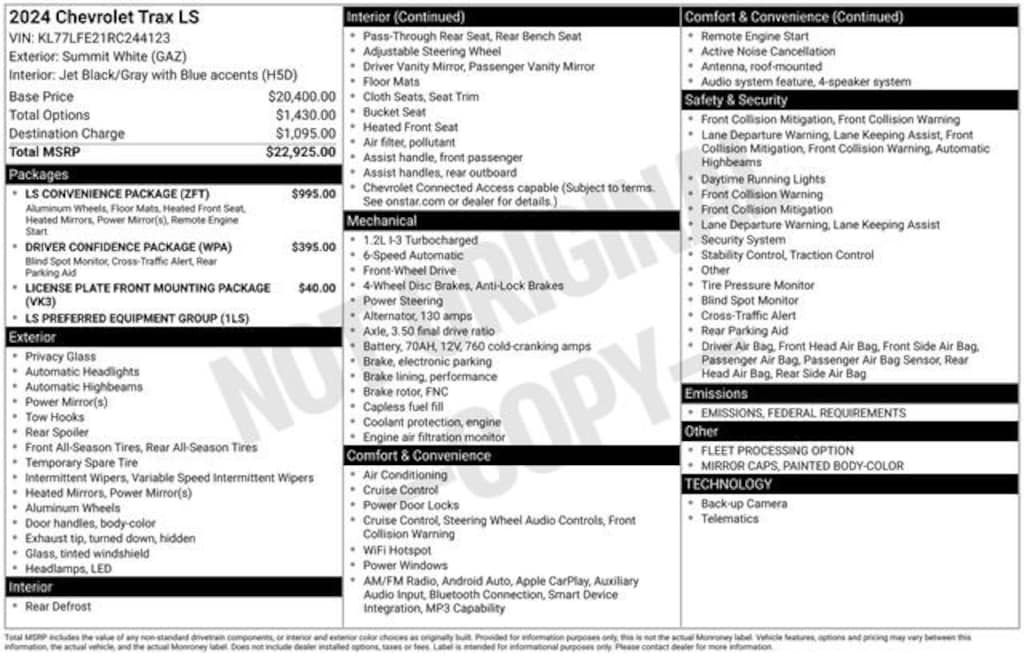 Used 2024 Chevrolet Trax LS SUV