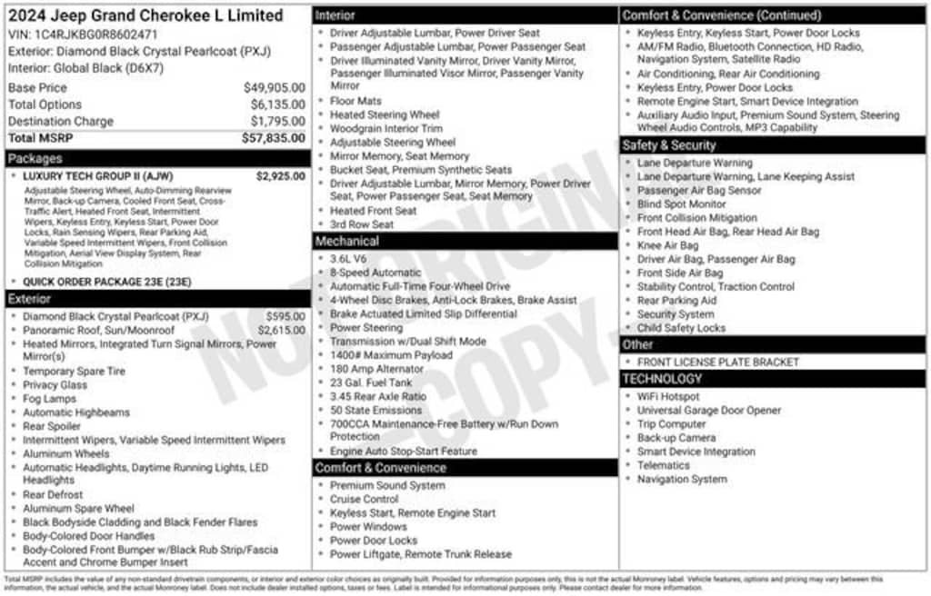 Used 2024 Jeep Grand Cherokee L Limited