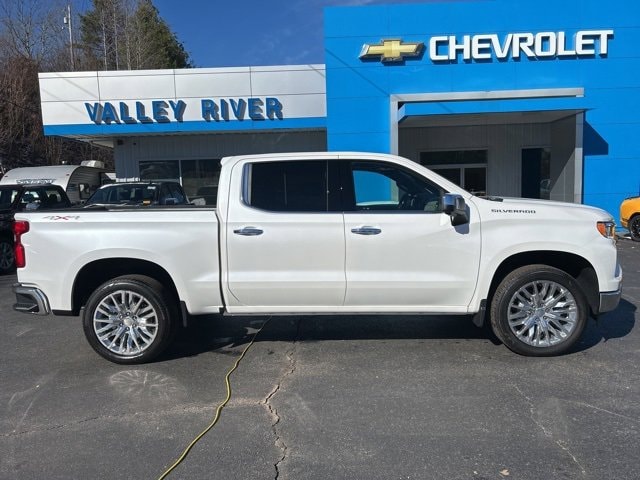 Used 2025 Chevrolet Silverado 1500 LTZ with VIN 1GCUKGELXSZ174454 for sale in Murphy, NC