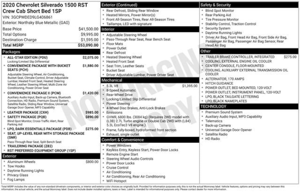 Used 2020 Chevrolet Silverado 1500 RST Truck