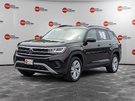 Featured used cars, trucks, and SUVs 2021 Volkswagen Atlas 3.6L V6 SE w/Technology SUV for sale near you in Staunton, VA