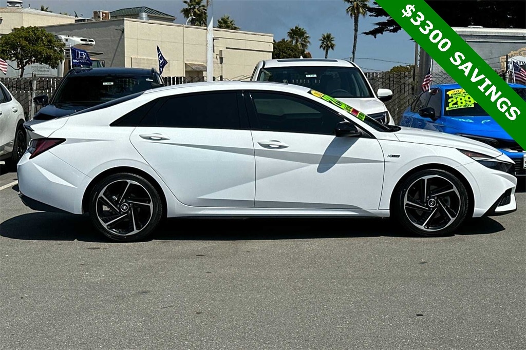 Used 2021 Hyundai Elantra N Line with VIN KMHLR4AF8MU156729 for sale in Seaside, CA