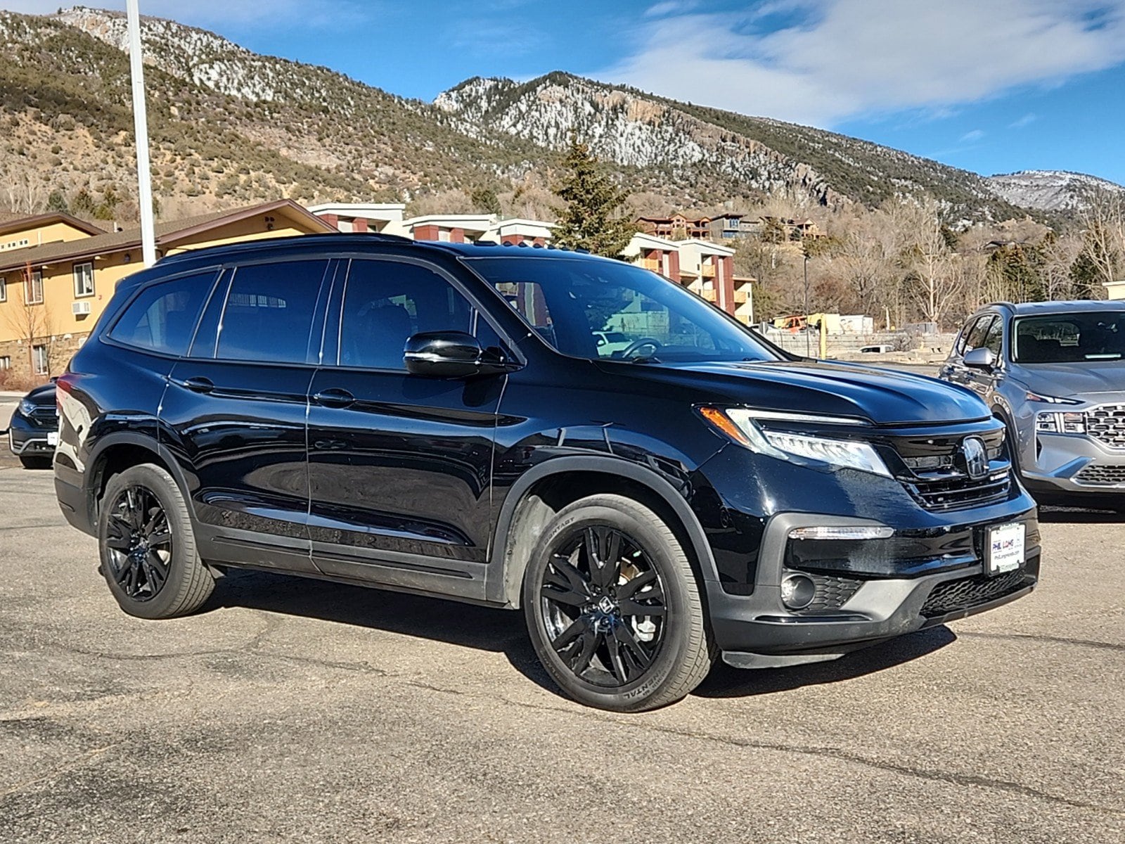 Used 2022 Honda Pilot Black Edition with VIN 5FNYF6H76NB059763 for sale in Colorado Springs, CO