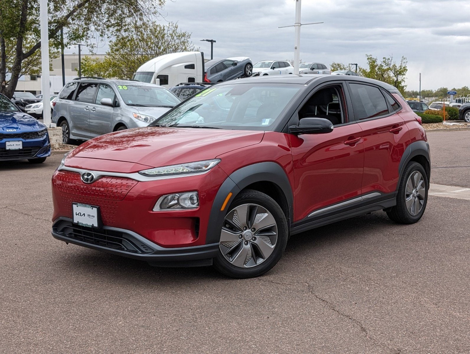 Used 2021 Hyundai Kona EV SEL with VIN KM8K23AG5MU133881 for sale in Colorado Springs, CO