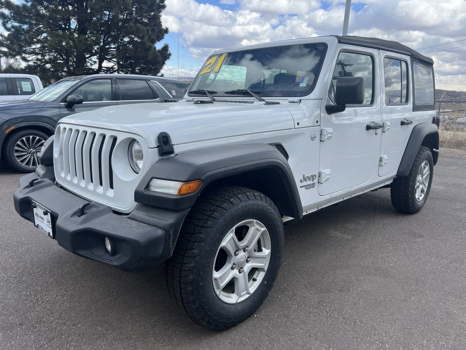 Used 2021 Jeep Wrangler Unlimited Sport S with VIN 1C4HJXDN2MW591868 for sale in Colorado Springs, CO