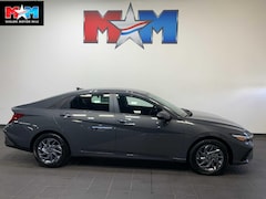 2026 Hyundai Elantra Hybrid Blue Sedan