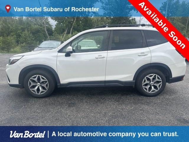 Used 2020 Subaru Forester Premium with VIN JF2SKAGCXLH600587 for sale in Rochester, NY