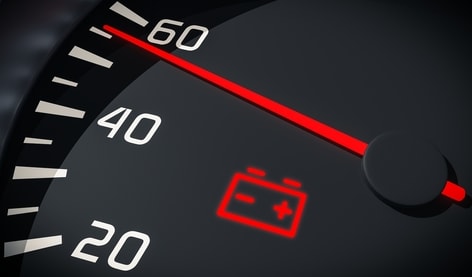 Red Check Battery Light On