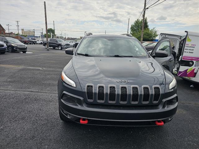 Used 2016 Jeep Cherokee Trailhawk with VIN 1C4PJMBS9GW183522 for sale in Williamsport, PA