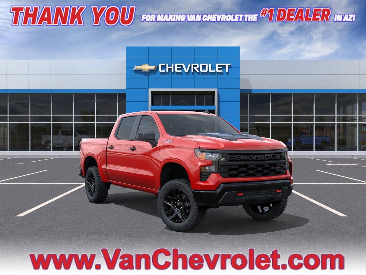 2026 Chevrolet Silverado 1500 Custom Trail Boss 4X4 Crew Cab Short Box's photo