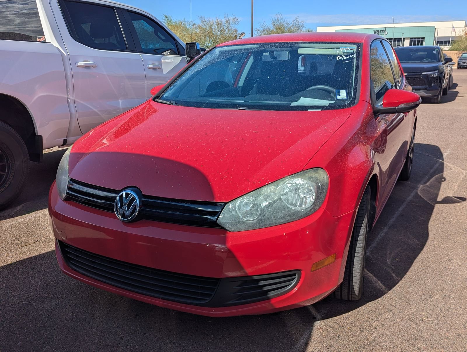 Red 2012 Volkswagen Golf 2.5L 2dr Hatchback Front-Wheel Drive Automatic