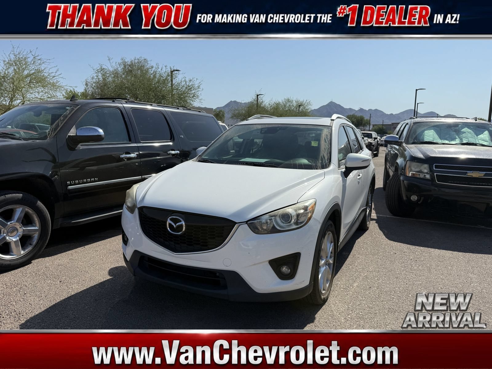 White 2015 Mazda CX-5 SUV / Crossover Front-Wheel Drive Automatic