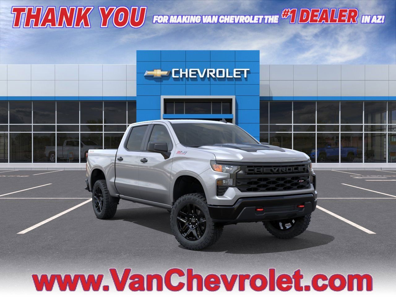 2026 Chevrolet Silverado 1500 Custom Trail Boss 4X4 Crew Cab Short Box's photo