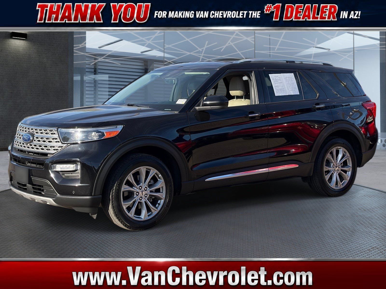 Black 2024 Ford Explorer SUV / Crossover All-Wheel Drive Automatic