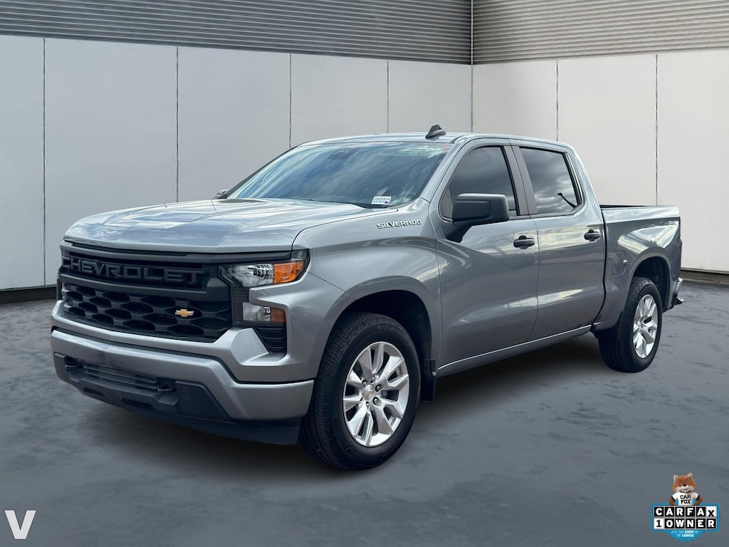 Certified 2024 Chevrolet Silverado 1500 Custom Truck Crew Cab