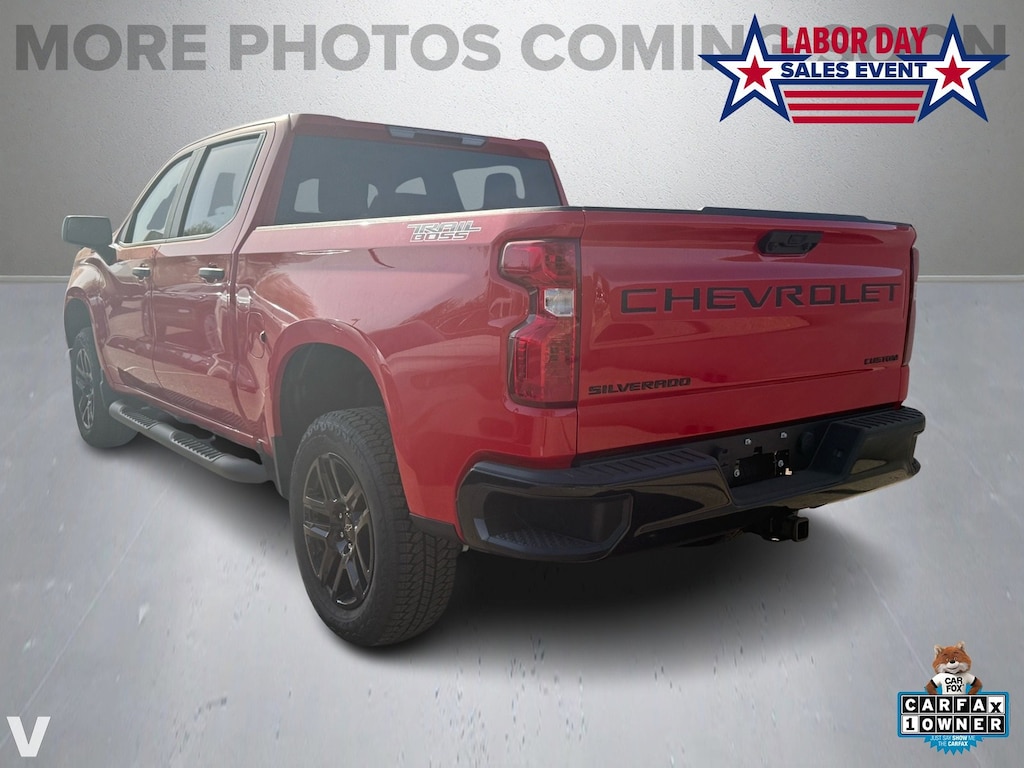 Certified 2025 Chevrolet Silverado 1500 Custom Trail Boss Truck Crew Cab