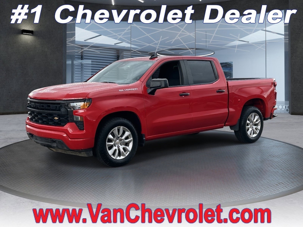 Used 2024 Chevrolet Silverado 1500 Custom Truck Crew Cab