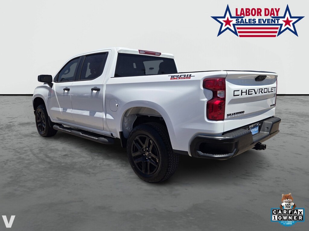 Certified 2024 Chevrolet Silverado 1500 Custom Trail Boss Truck Crew Cab
