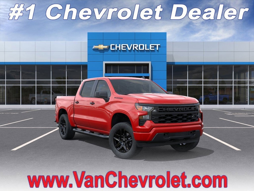 New 2025 Chevrolet Silverado 1500 Custom Truck Crew Cab