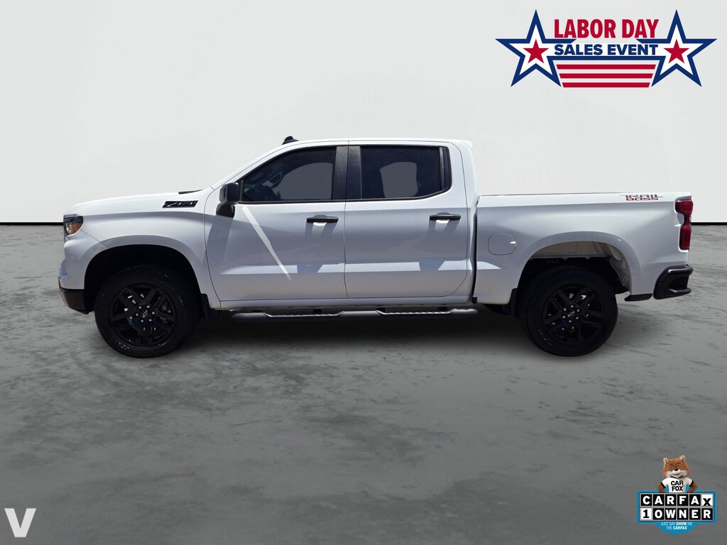 Certified 2024 Chevrolet Silverado 1500 Custom Trail Boss Truck Crew Cab