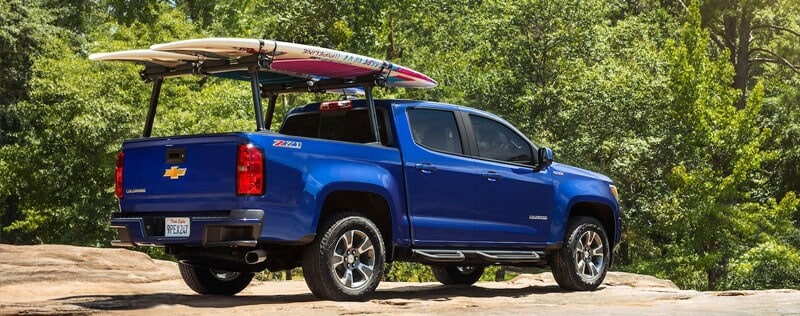 Chevy Silverado with stand up paddleboards