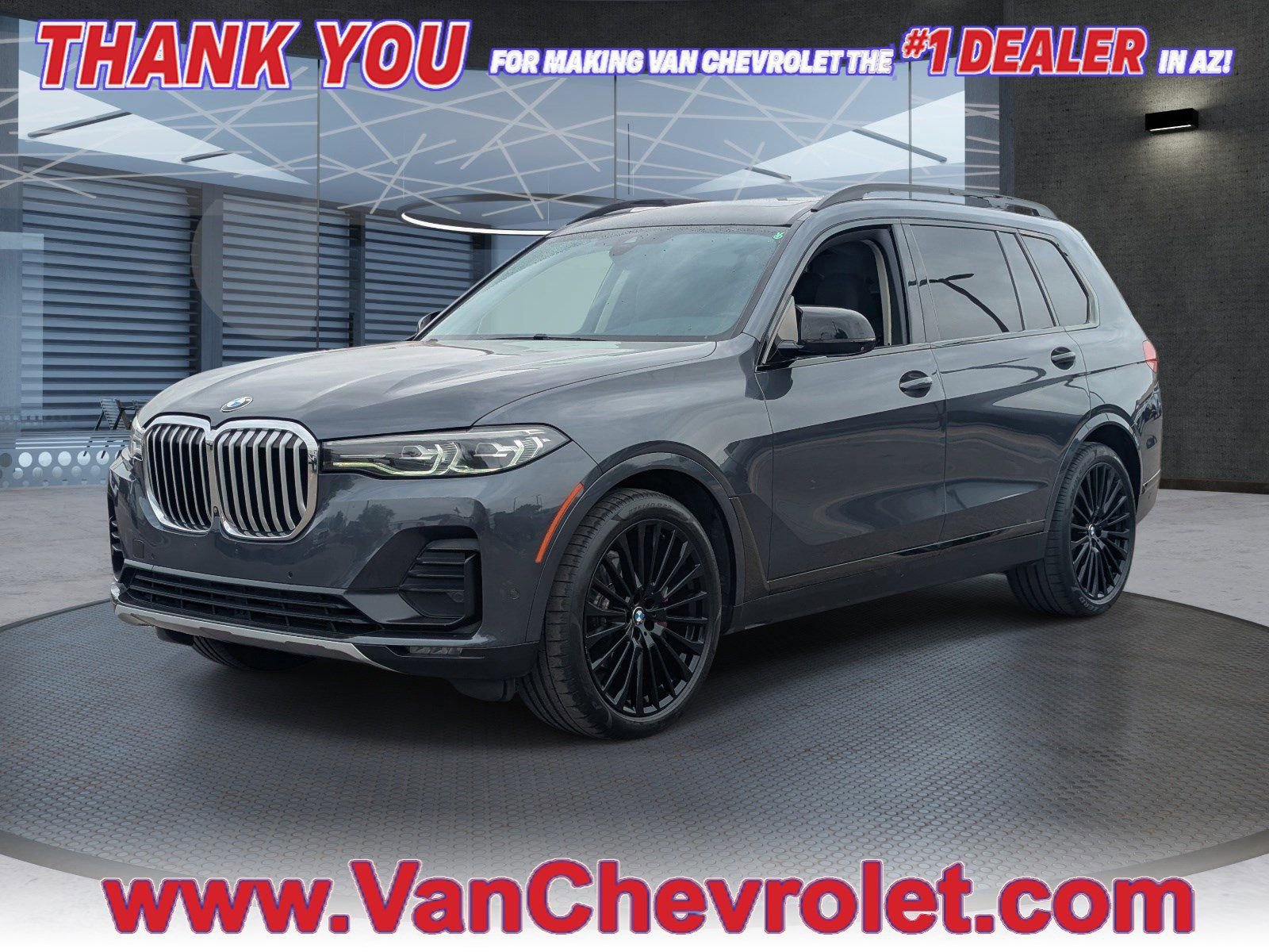 Gray 2021 BMW X7 xDrive40i AWD SUV / Crossover All-Wheel Drive Automatic
