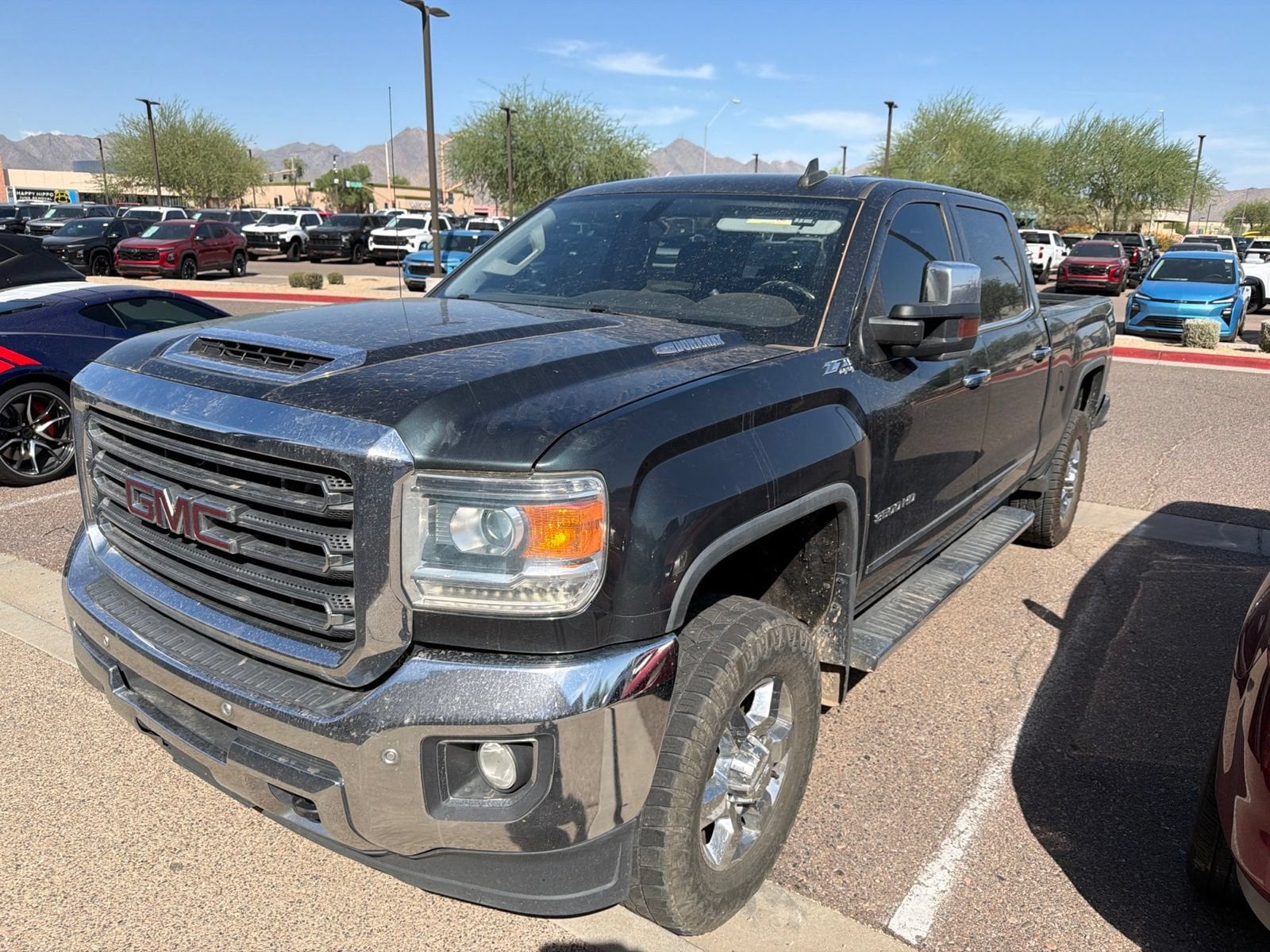 Dark Slate Metallic 2019 GMC Sierra 3500HD Pickup Truck Four-Wheel Drive Automatic