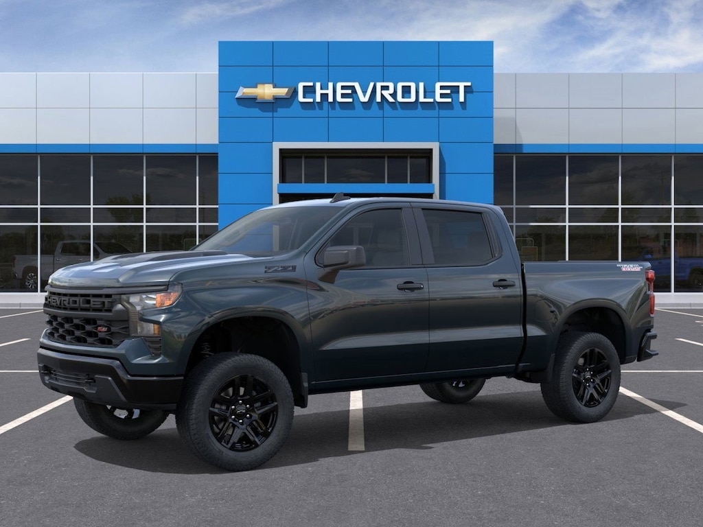 New 2026 Chevrolet Silverado 1500 Custom Trail Boss Truck Crew Cab