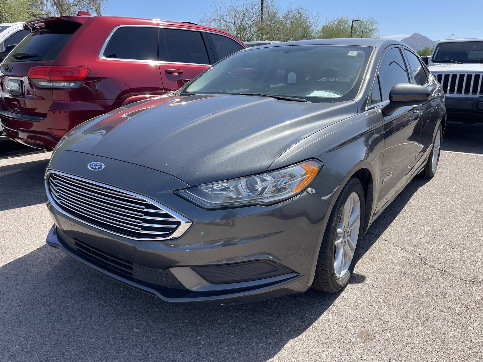 Used 2018 Ford Fusion Hybrid SE with VIN 3FA6P0LU3JR109273 for sale in Scottsdale, AZ