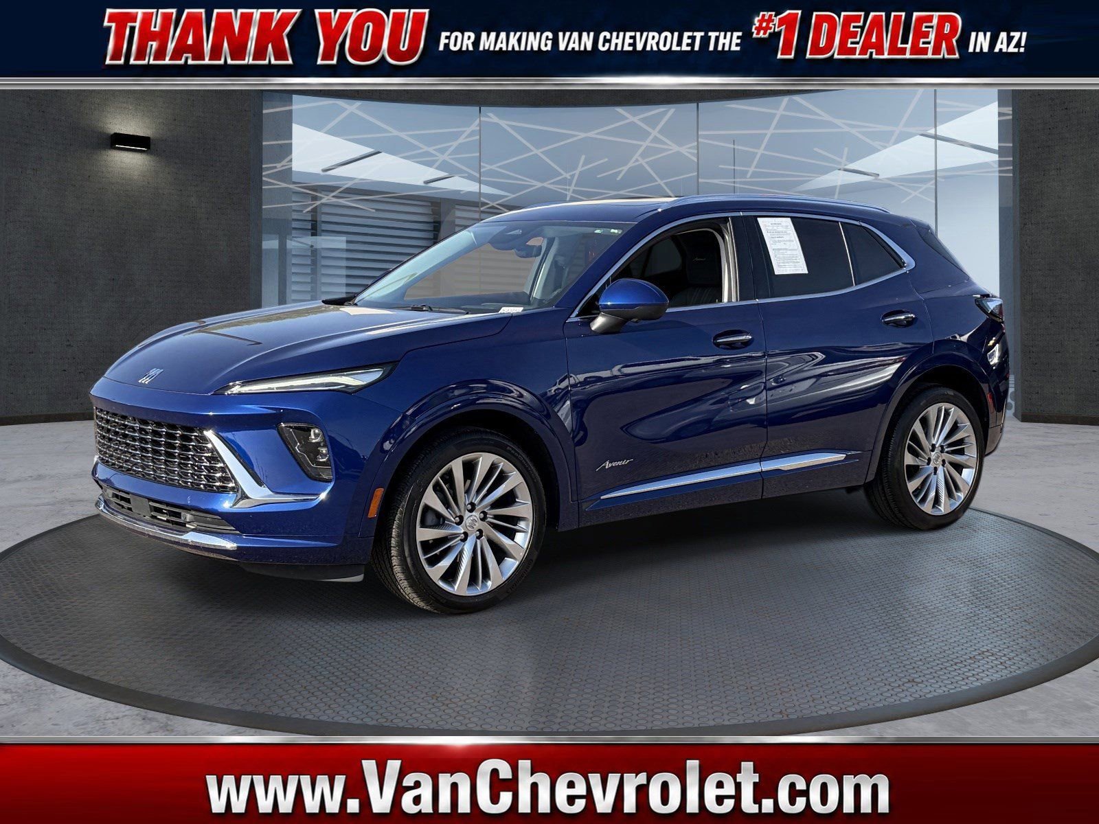 Calypso Blue Metallic 2024 Buick Envision Avenir AWD SUV / Crossover All-Wheel Drive Automatic