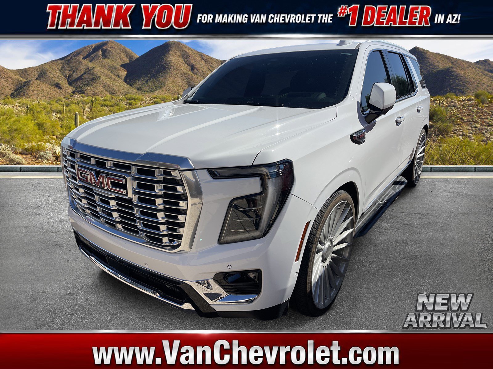 Summit White 2025 GMC Yukon SUV / Crossover 4X2 Automatic