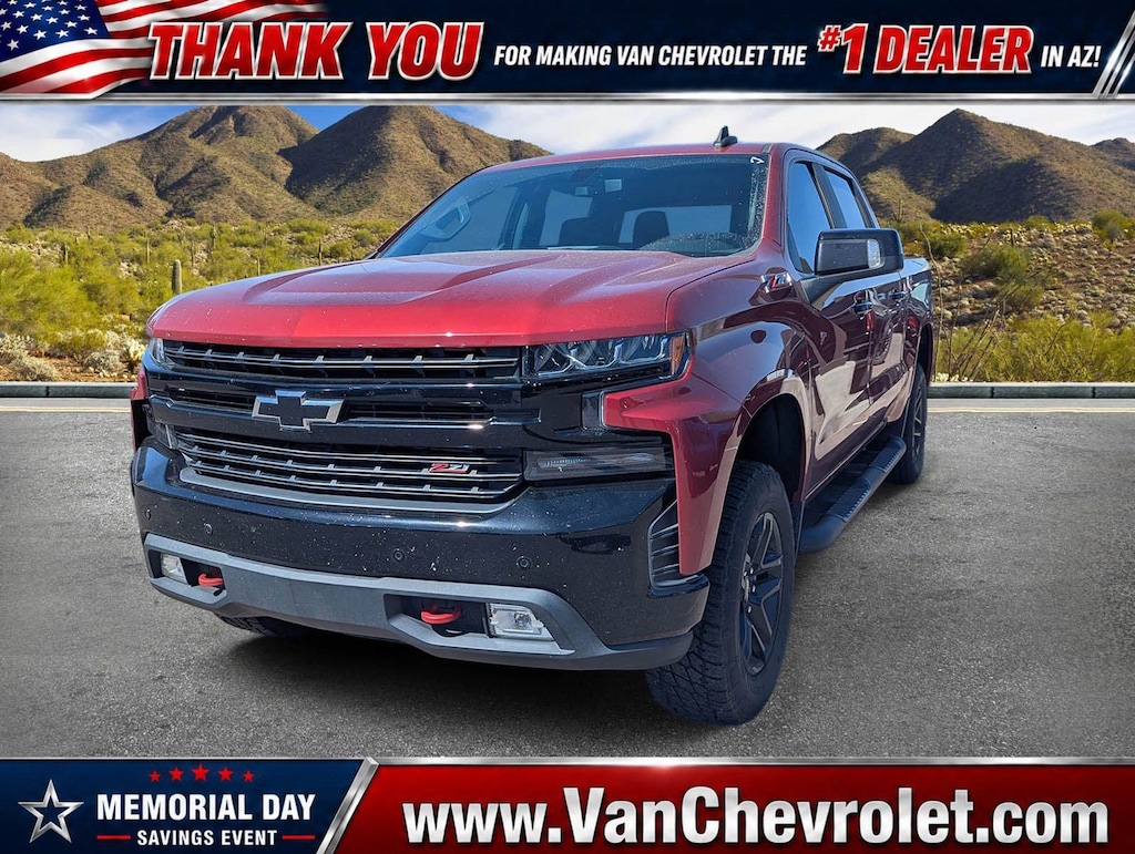Used 2019 Chevrolet Silverado 1500 LT Trail Boss Truck Crew Cab