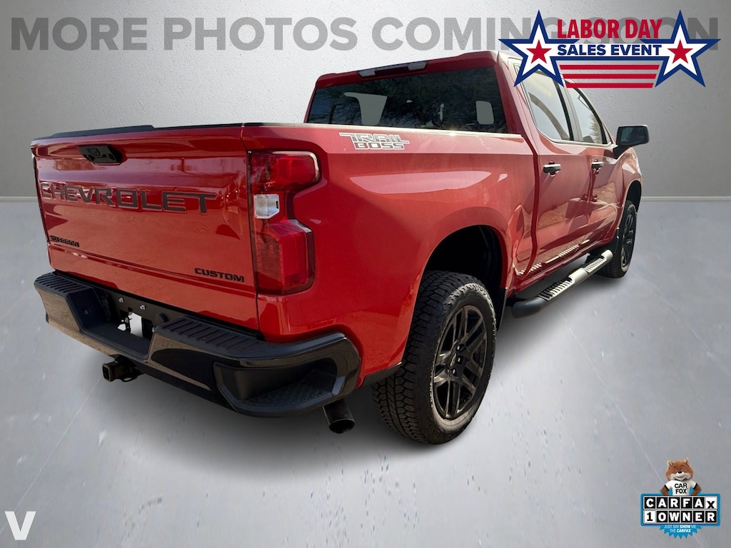Certified 2025 Chevrolet Silverado 1500 Custom Trail Boss Truck Crew Cab