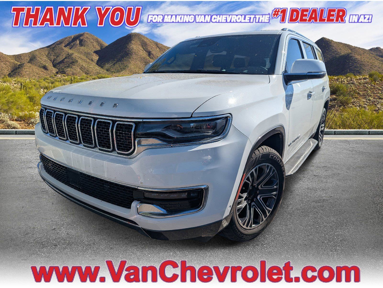 White 2022 Jeep Wagoneer Series III 4WD SUV / Crossover Four-Wheel Drive Automatic