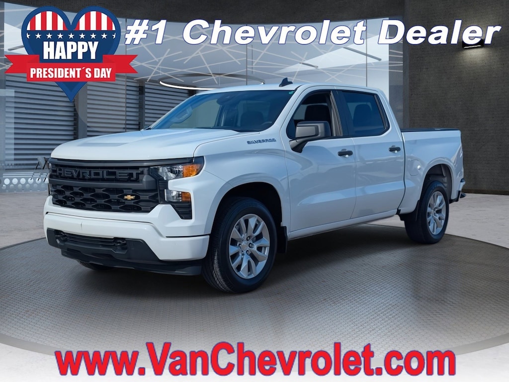 Used 2024 Chevrolet Silverado 1500 Custom Truck Crew Cab