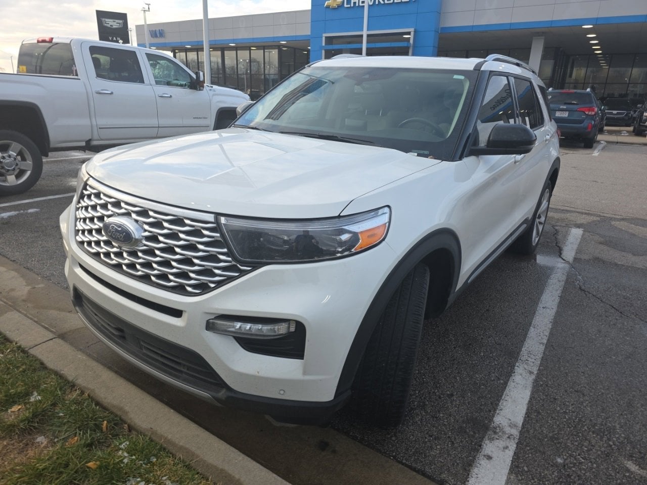 Used 2022 Ford Explorer Platinum with VIN 1FM5K8HC2NGC36091 for sale in Kansas City