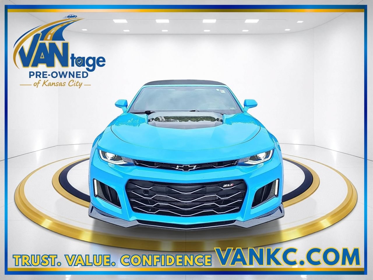 Certified 2023 Chevrolet Camaro ZL1 with VIN 1G1FK3D6XP0118886 for sale in Kansas City