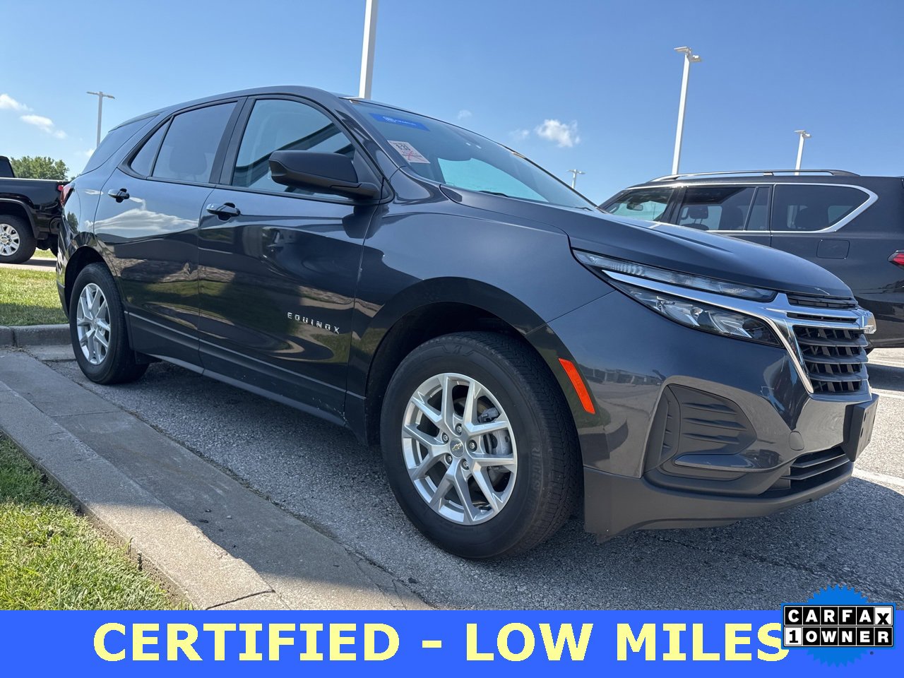 Certified 2022 Chevrolet Equinox LS with VIN 3GNAXSEV2NS240397 for sale in Kansas City