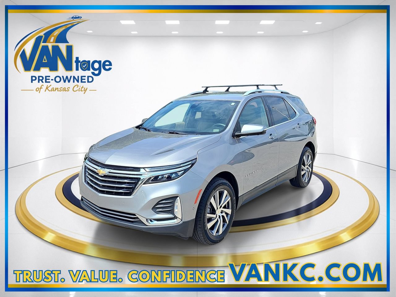 Certified 2023 Chevrolet Equinox Premier with VIN 3GNAXXEG0PL187386 for sale in Kansas City