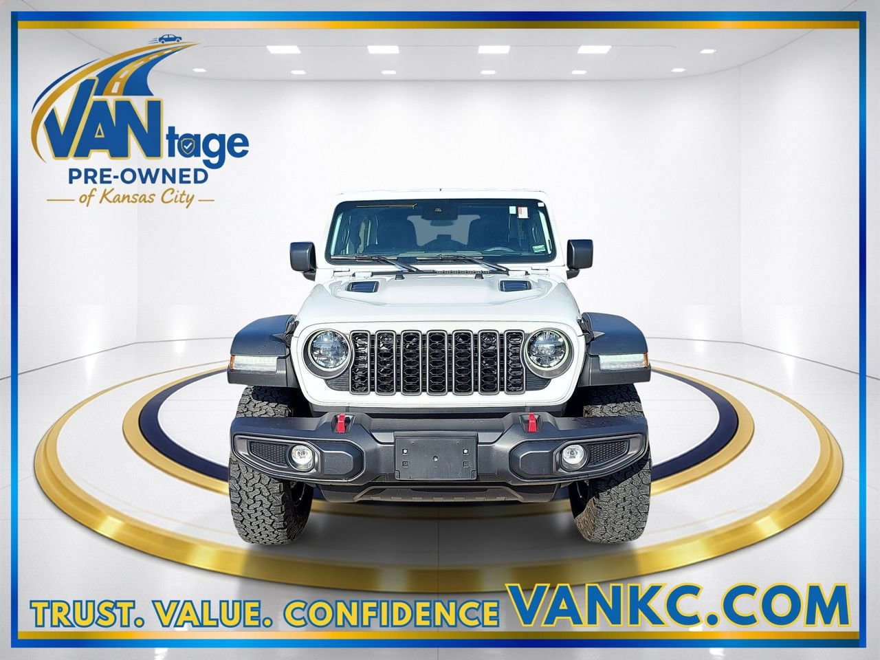 Used 2025 Jeep Wrangler 4-Door Rubicon with VIN 1C4PJXFN1SW510204 for sale in Kansas City