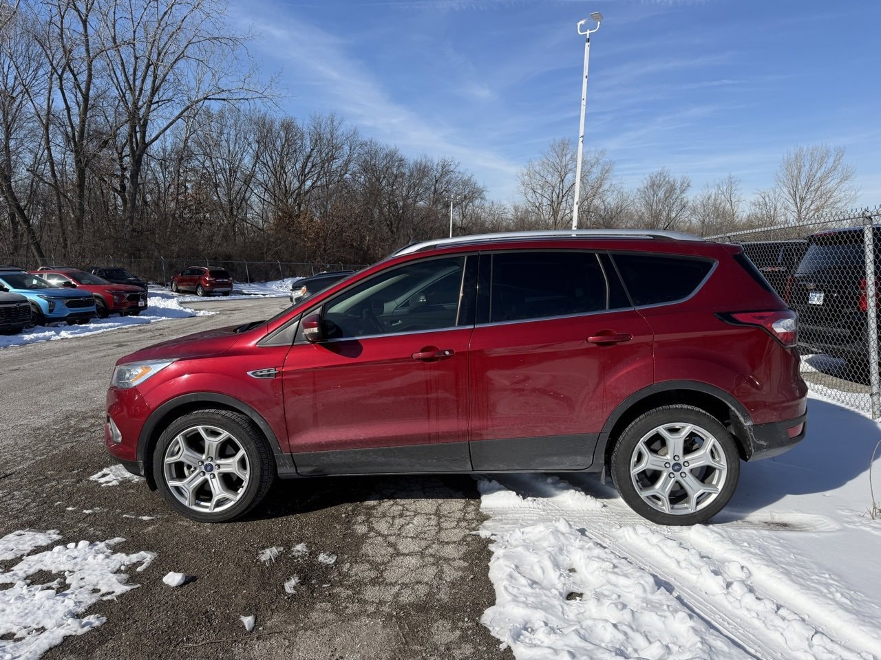 Used 2017 Ford Escape Titanium with VIN 1FMCU9J94HUC95395 for sale in Kansas City