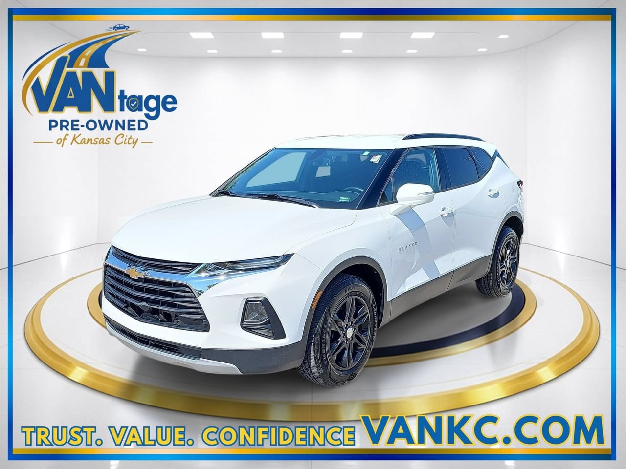 Used 2020 Chevrolet Blazer 2LT with VIN 3GNKBHR48LS682900 for sale in Kansas City