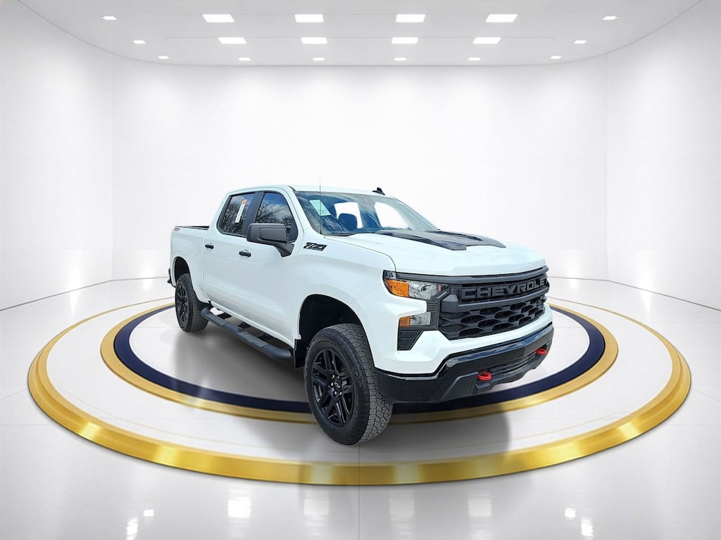 New 2026 Chevrolet Silverado 1500 Custom Trail Boss Truck Crew Cab
