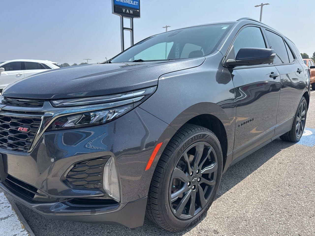 Certified 2022 Chevrolet Equinox RS with VIN 3GNAXMEV9NS106840 for sale in Kansas City