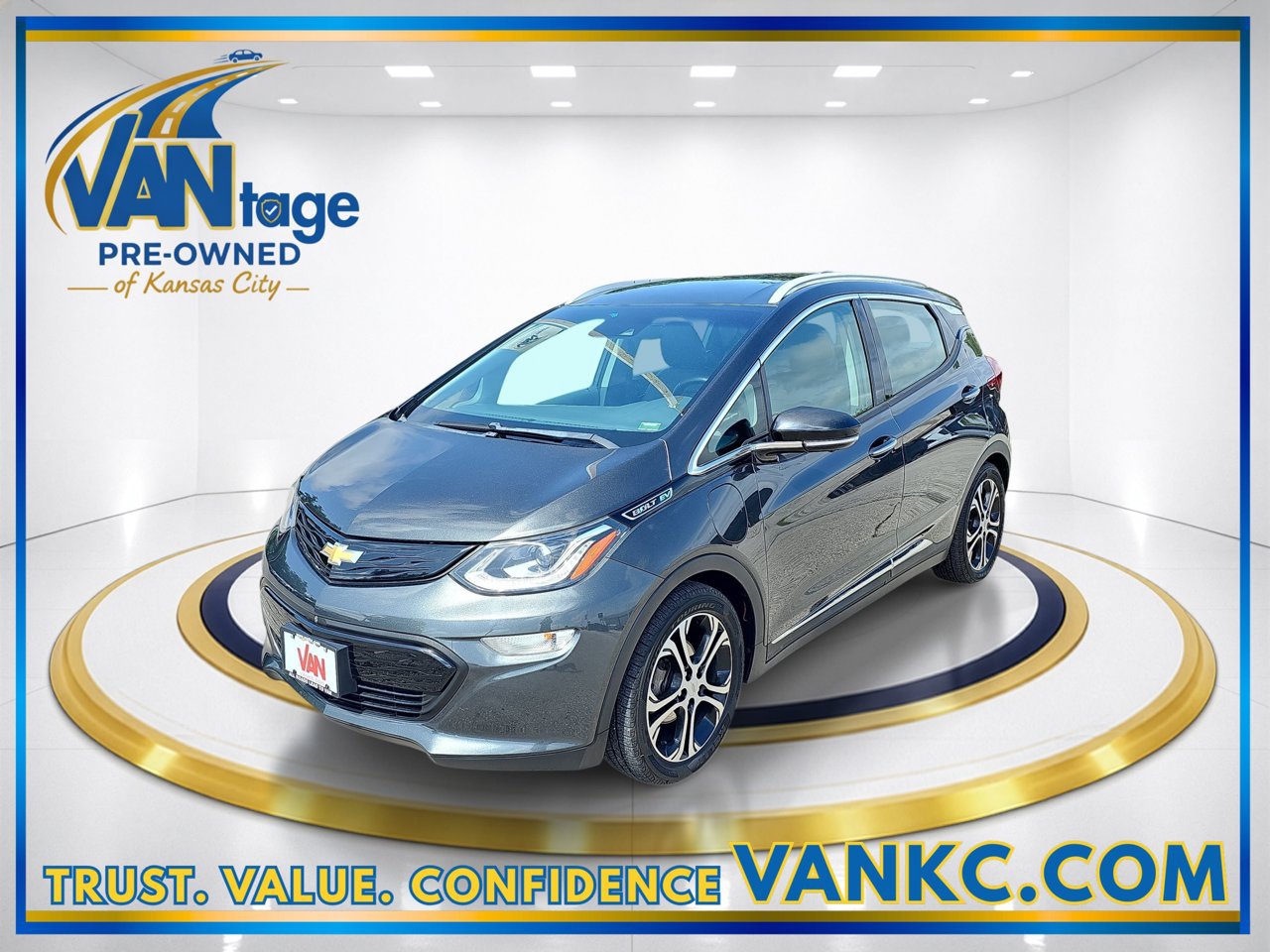 Certified 2020 Chevrolet Bolt EV Premier with VIN 1G1FZ6S09L4103858 for sale in Kansas City