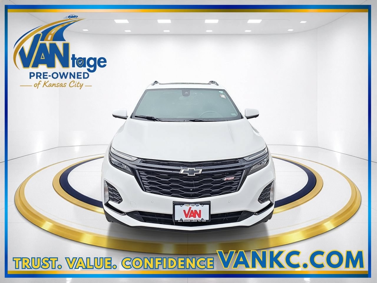 Used 2024 Chevrolet Equinox RS with VIN 3GNAXWEG7RS136843 for sale in Kansas City